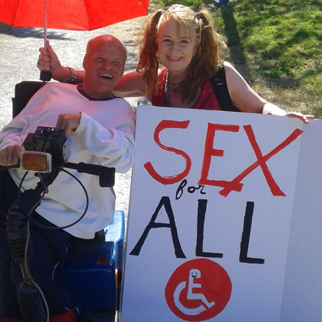 Patrick Clark with Triple-X director, Anna Smith.