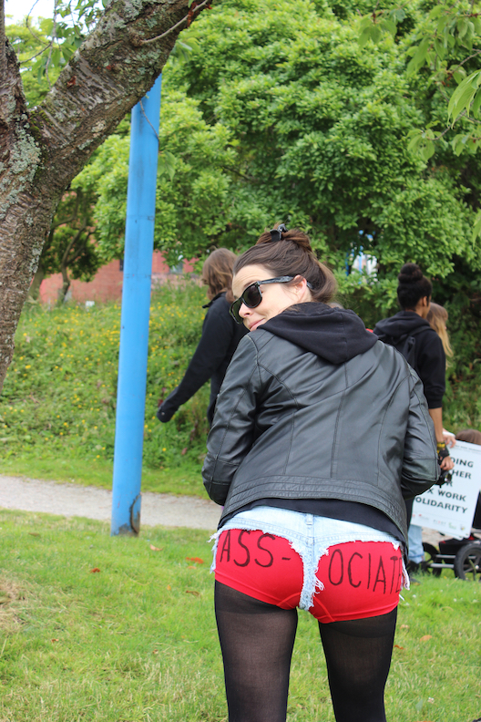 Red Umbrella March, Vancouver, June 11, 2016. Photo: Elaine Ayres