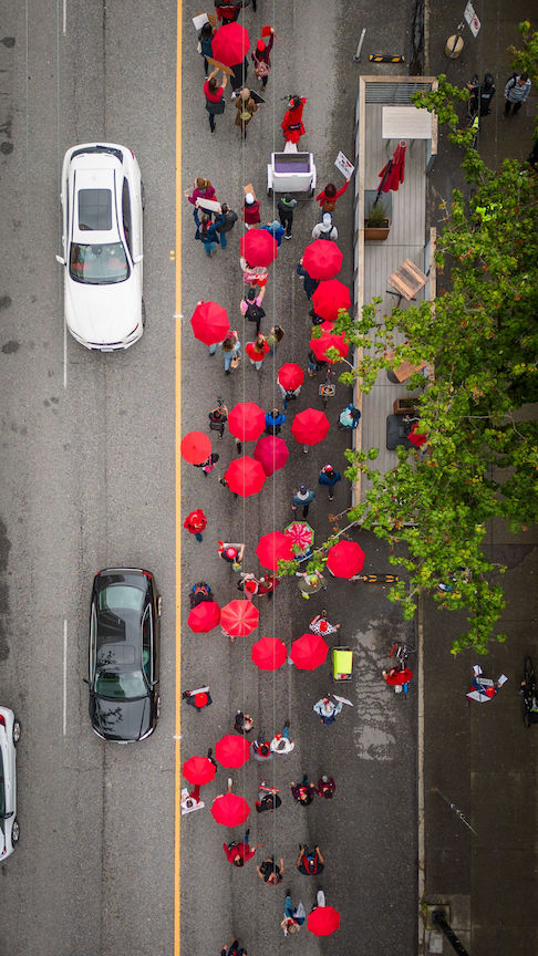 11th Annual Red Umbrella March, Vancouver, June 10, 2023