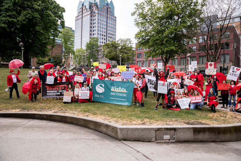 11th Annual Red Umbrella March, Vancouver, June 10, 2023