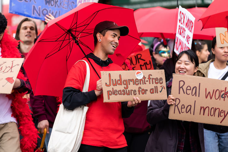 11th Annual Red Umbrella March, Vancouver, June 10, 2023