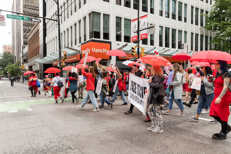 11th Annual Red Umbrella March, Vancouver, June 10, 2023