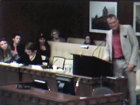Andy Sorfleet speaking at Vancouver City Council, Vancouver City Hall, Thursday, September 22, 2011.